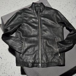Theory Leather  Jacket  (Unisex )Size S