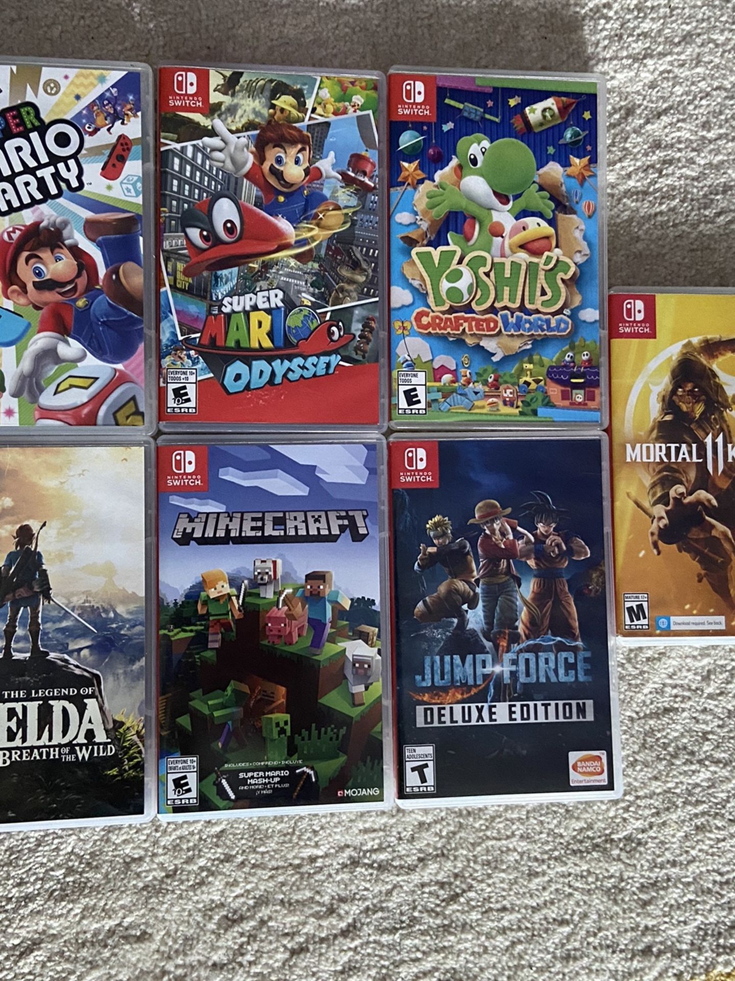 Nintendo Switch Games Lot (willing To Sell Separately)
