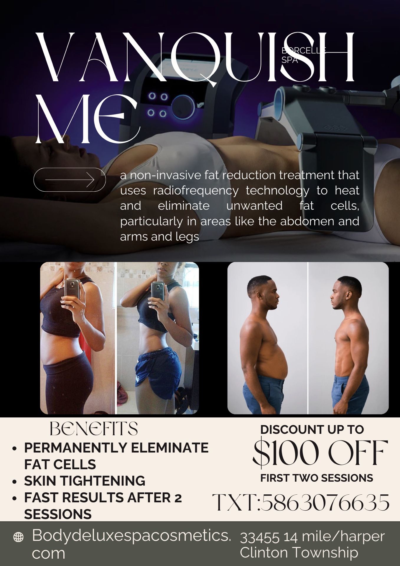 $100 Off Body Shaping Treatment