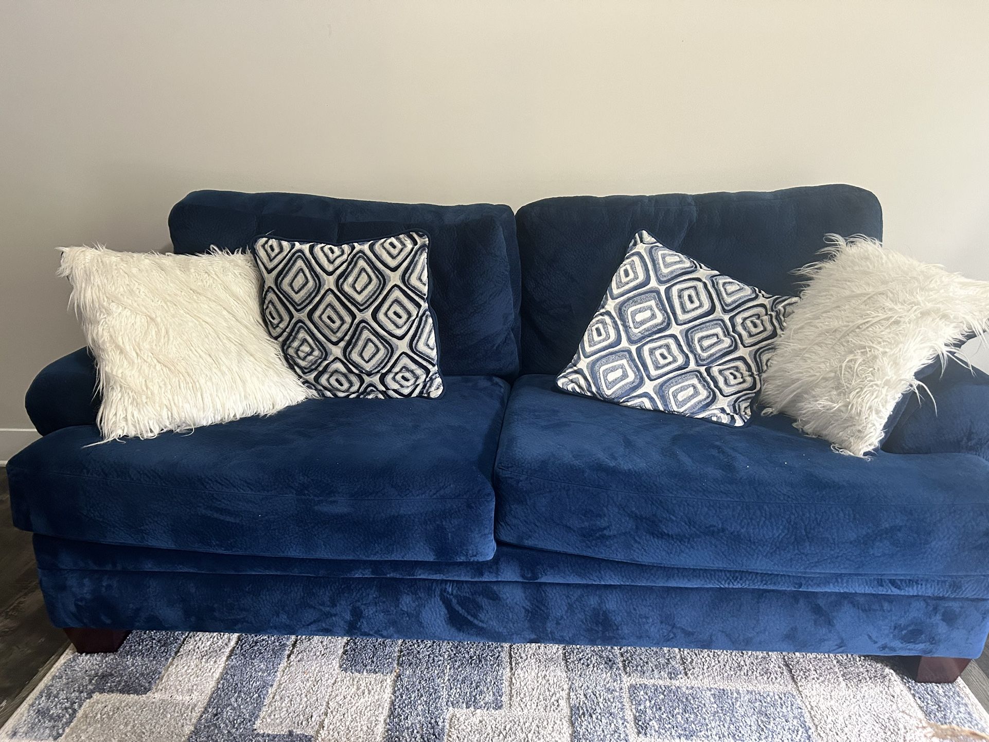 Blue furniture