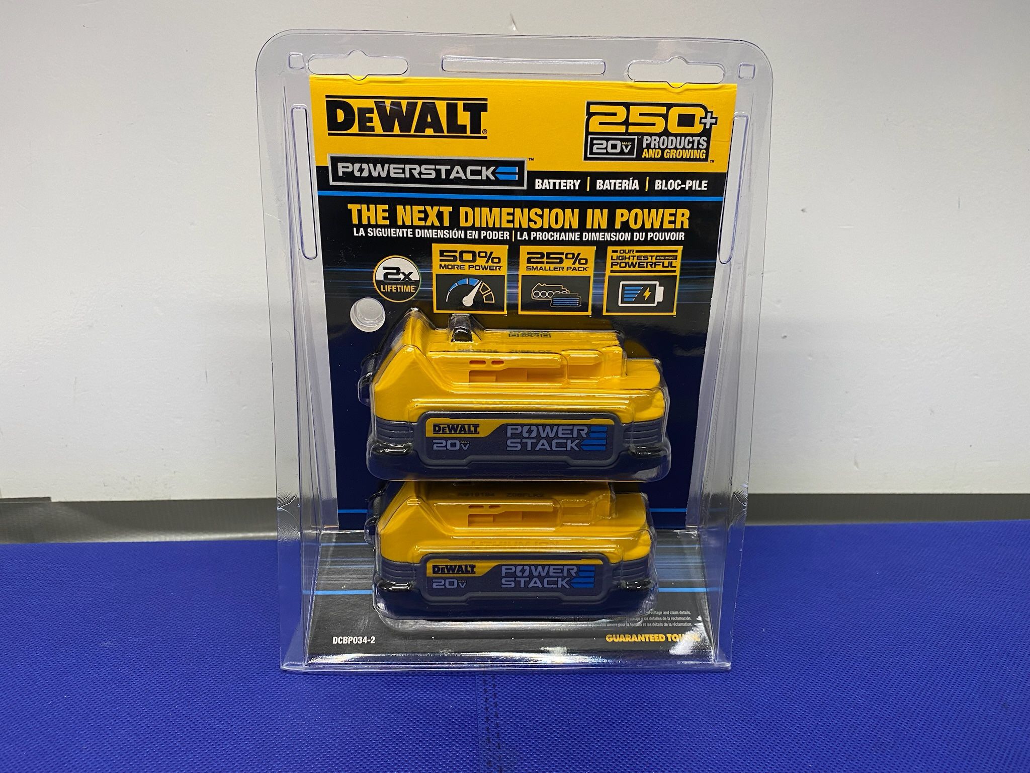 DEWALT DCP034-2 20V MAX POWERSTACK Compact Lithium-Ion Battery (2 Pack)