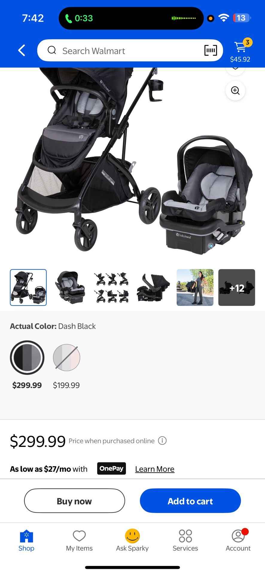 6 In Baby Stroller Car Seat