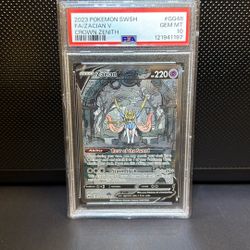 PSA 10 Pokemon Zacian V Crown Zenith FA
