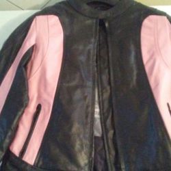 Bilt leather riding jacket.