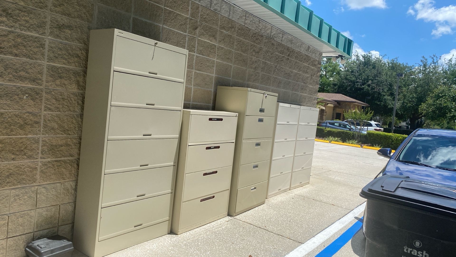 Assorted file cabinets