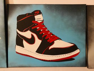 Sneaker heads 16”x20” On canvas 