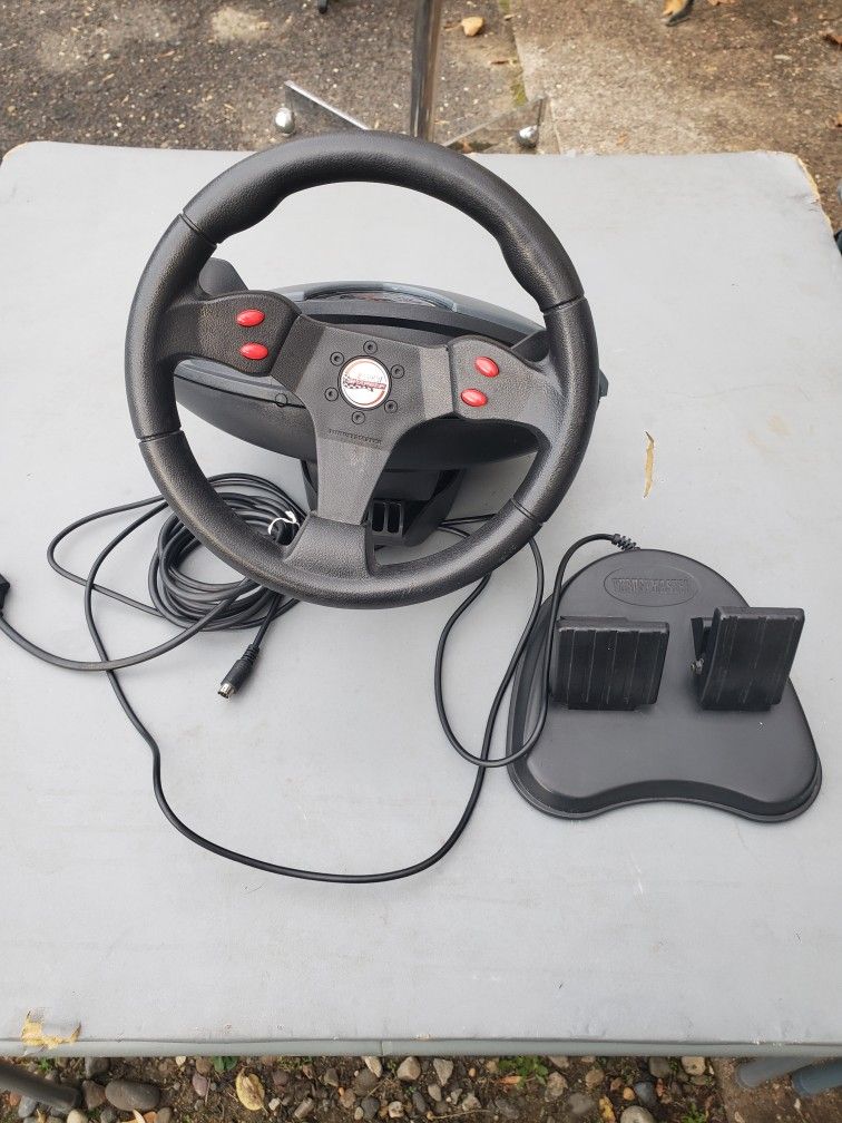 Thrustmaster Nascar Charger Steering Wheel with Pedals
For PC