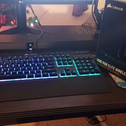 Corsair Bundle, K55 RGB Keyboard + Void RGB Wireless Headset