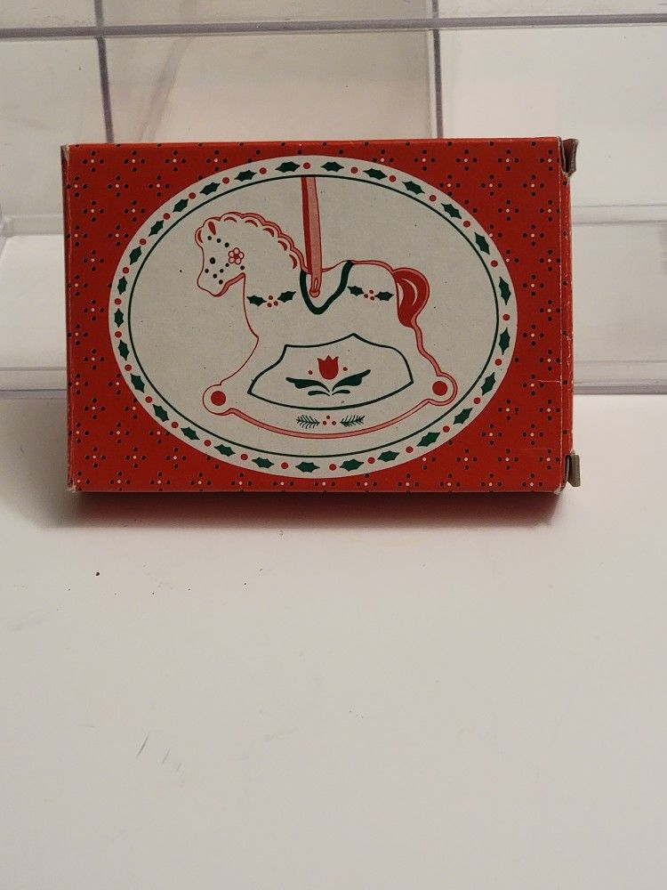 Ceramic Rocking Horse Ornament