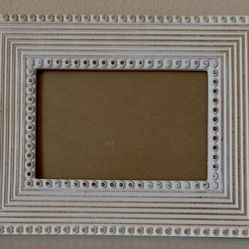 Shiraleah Rustic Brown & White 4x6 Picture Frame