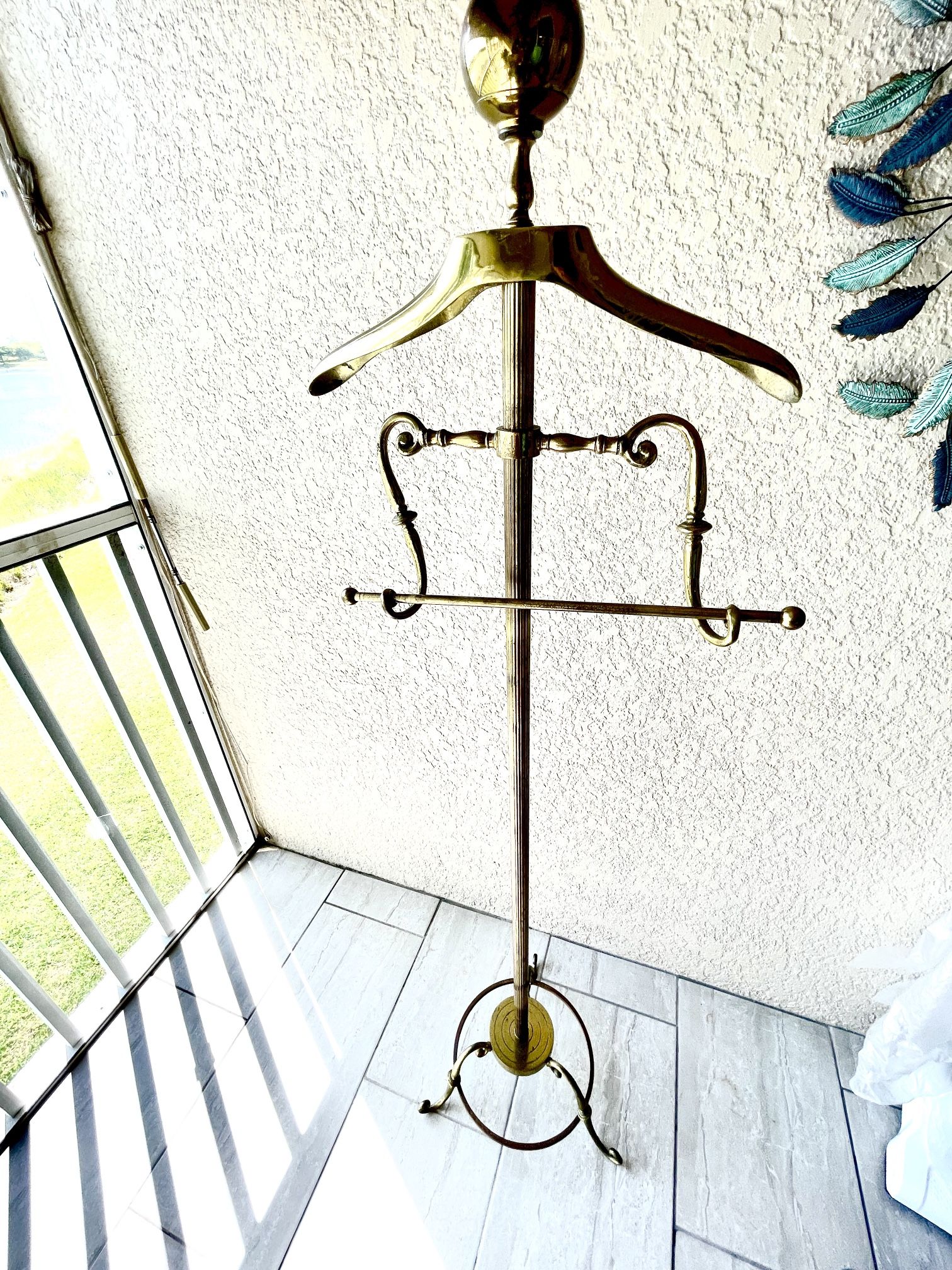 Vintage Art Deco All Brass Gentleman’s Valet