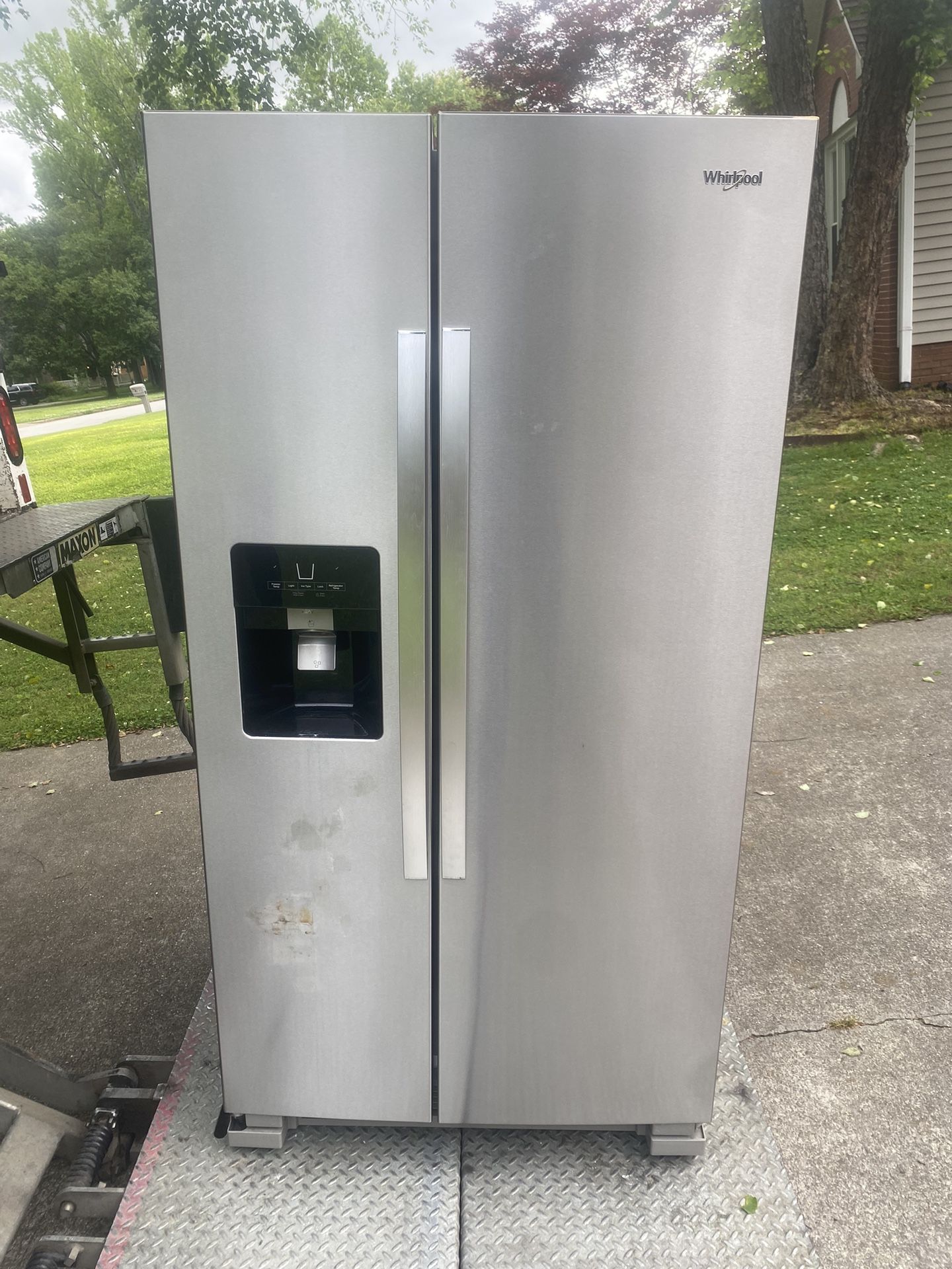 Whirlpool Stainless Steel Side X Side Refrigerator ***Great Condition***