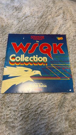 Target exclusive red vinyl record titled Stranger Things: The WSQK Collection