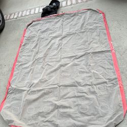 Coleman Queen Airbed Single High w/ Wrap-N-Roll Storage System Camping Hosting Sleepover Guest Bed