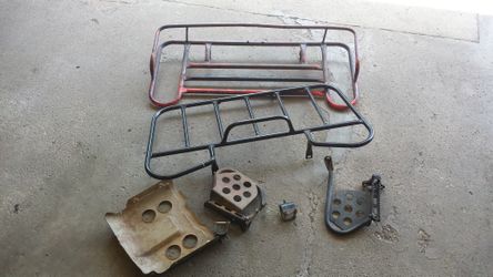 Yamaha Timberwolf ATV 4 wheeler, racks, skid plate and foot pegs