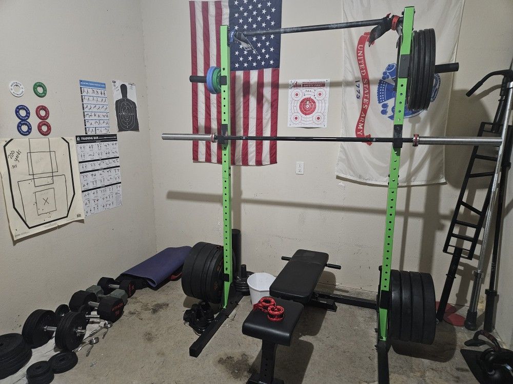 Home Gym/free Weights.  OBO OBO