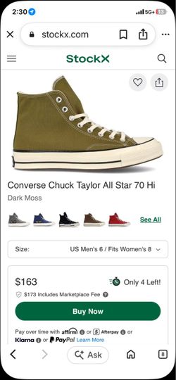Converse Chuck Taylor All Star 70 Hi Dark Moss
