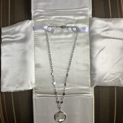 New, Never Worn Silver Jared Necklace 
