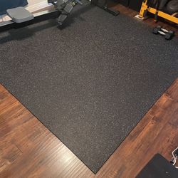Professional Gym Mat Tiles - 8ft x 8ft