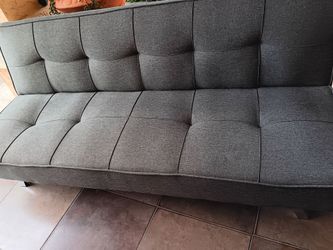 Sofa bed.