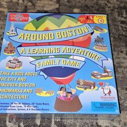 Around Boston: A Learning Adventure Family Game (2019) Brand New Factory Sealed!