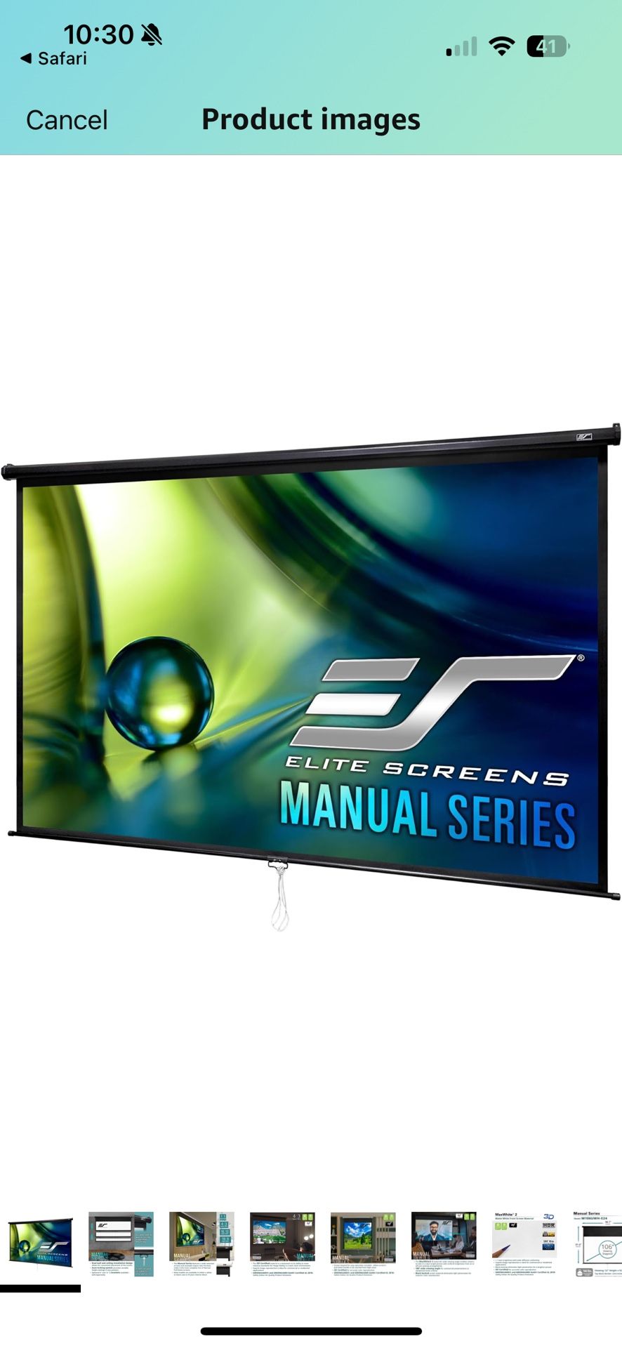Elite Screen 4k brand new