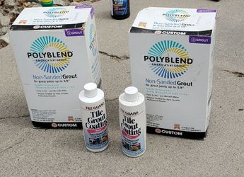 Non-sanded grout and tile grout coating