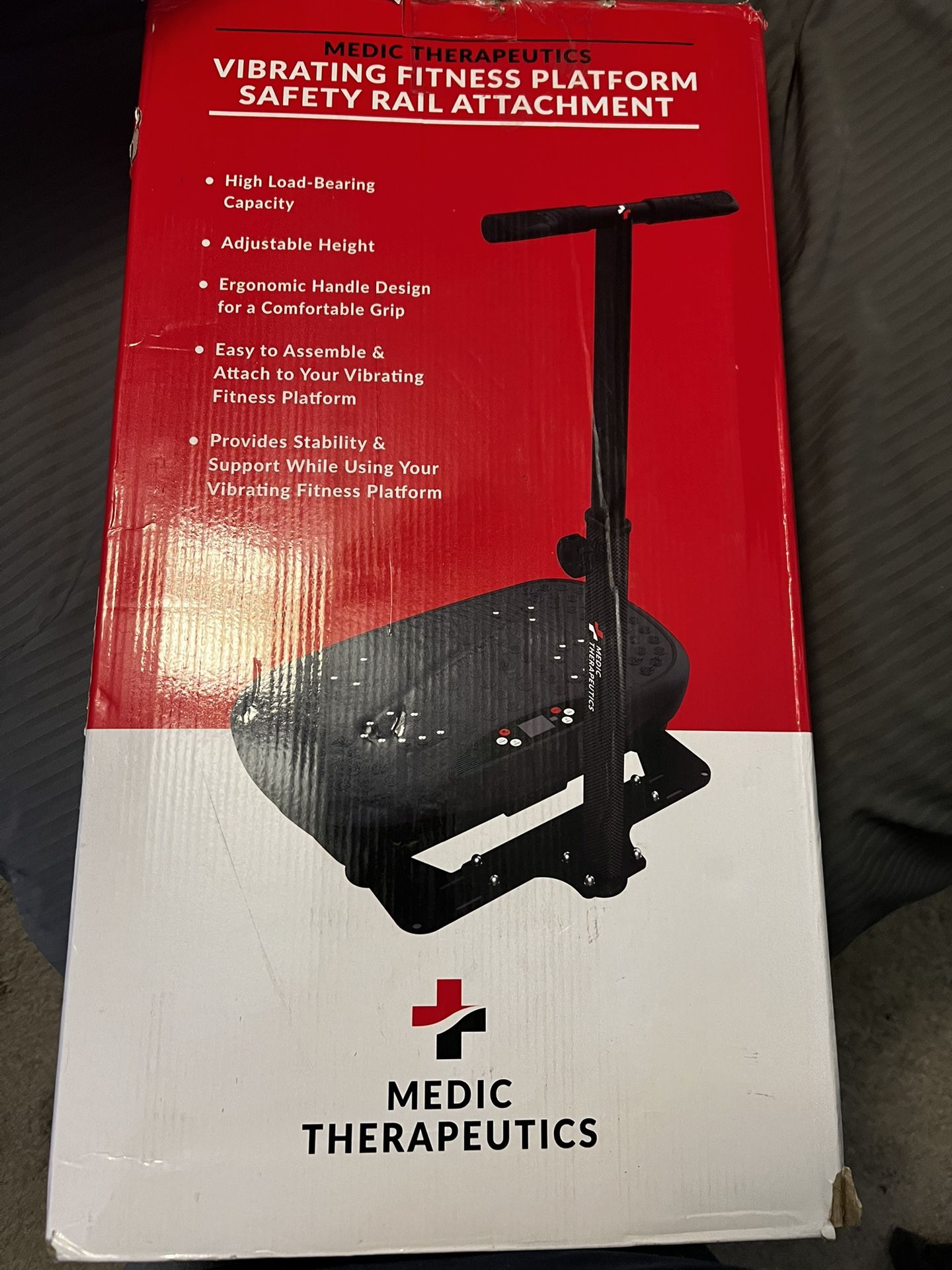 Medic Therapeutics Vibrating Fitness Platform Safety Rail 