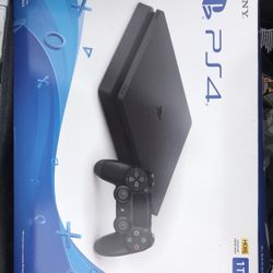 PS4 With Games And Controller Open Box