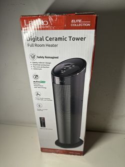 Lasko 22 inch Ceramic Tower Heater 3 Speed CT22495 Auto Eco with Remote