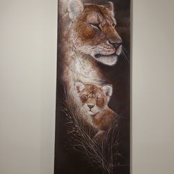 Lioness painting