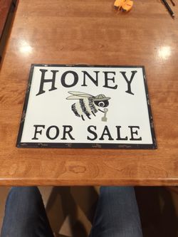 Metal Sign Honey For Sale