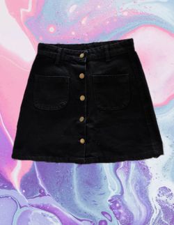 Women's denim short skirt size M 