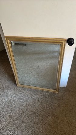 Gold mirror 22x28in