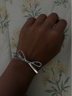 Kate Spade Silver Bow Bracelet