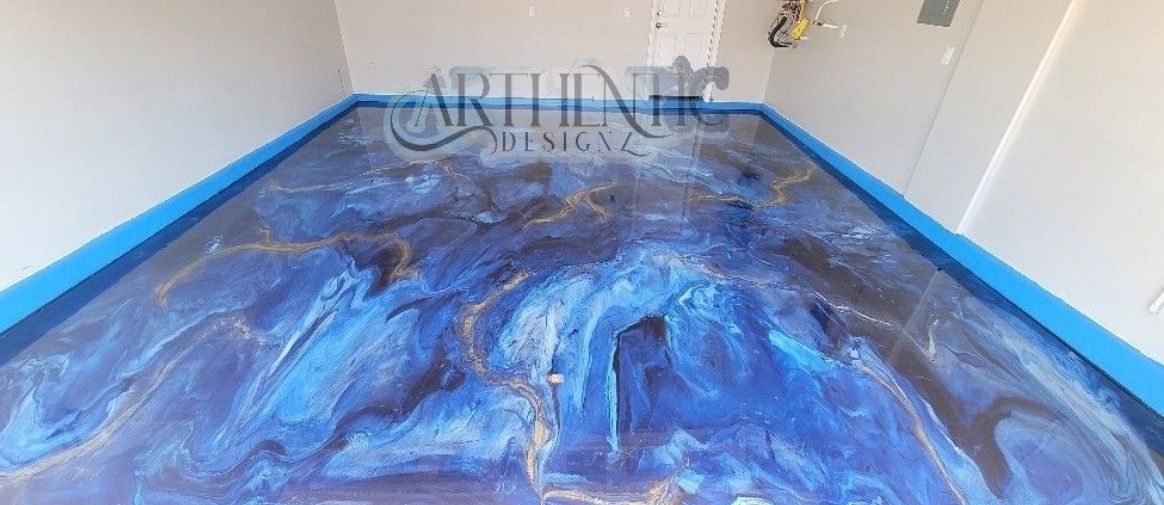 Custom Metallic Epoxy Floors
