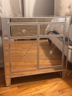 Mirrored Accent Cabinet