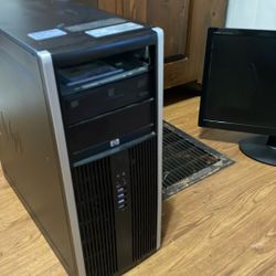 HP Computer with Monitor 