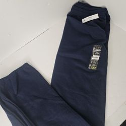 Mens 4XL (52-54) Athletic Works Blue Fleece SweatPants 