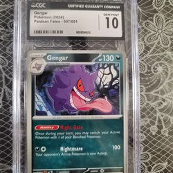 Gengar paldean fates  (2024) CGC 10