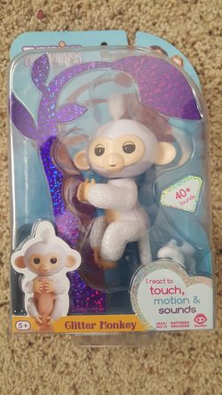 Fingerling White Glittering Monkey named Sugar