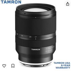 Tamron 17-28mm f/2.8 Di III RXD Lens for Sony E