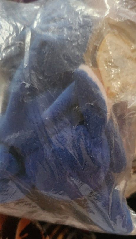 Rare Ty Peanut Royal Blue Beanie Baby Still In Plastic