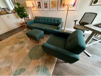 Bettie Teal Sofa & Chair