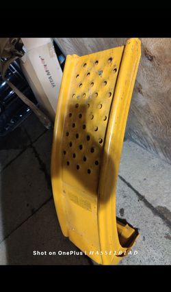 Solid steel car ramp set (2p)