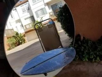 Original Jaru Designer 36" Round Mirror With Marbled Glass Shelf