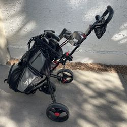 Callaway Clubs and Cart