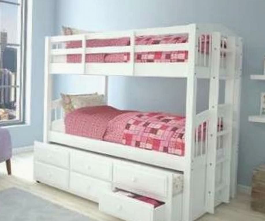 Bunk beds (Bunkbed) with Storage Trundle