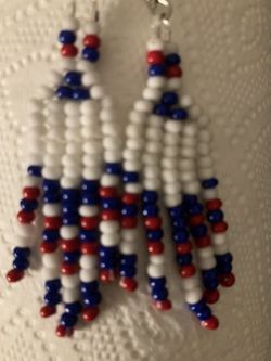 Red White & Blue Earrings