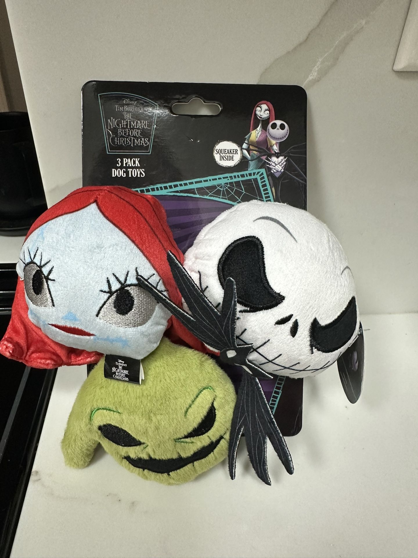 Nightmare Before Christmas 3pk Pet Toys